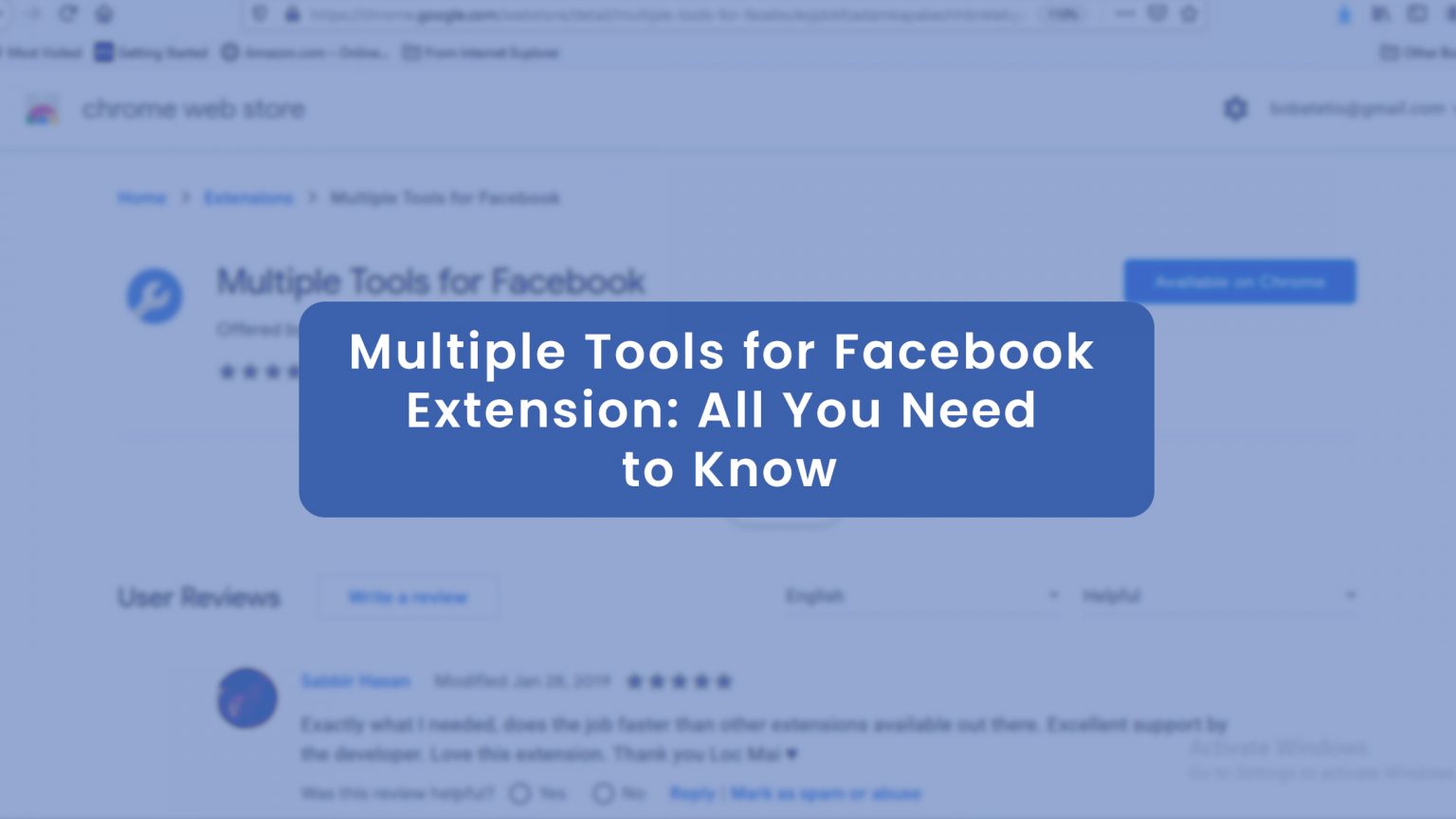 Multiple Tools for Facebook extension All You Need to Know Group