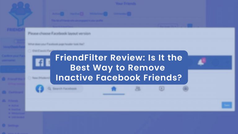 FriendFilter Review Remove Inactive Facebook Friends