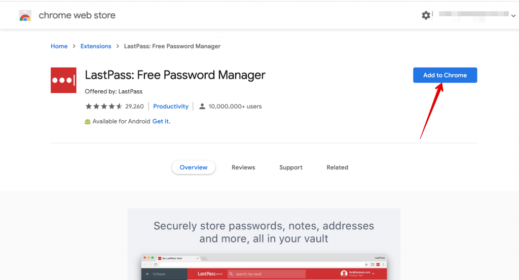 download lastpass google chrome extension