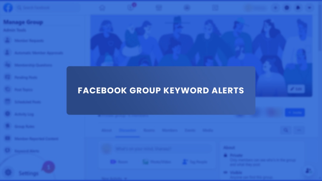 Facebook Group Keyword Alerts