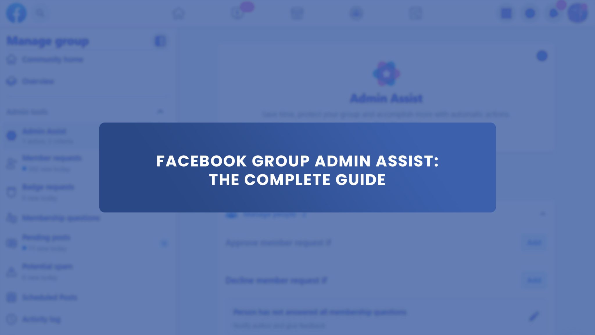 how to make group admin in facebook page