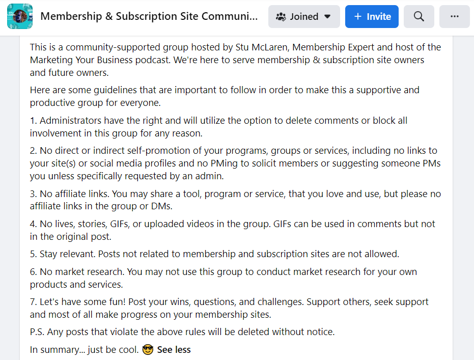 Facebook Group Description Template 101 Group Leads Blog