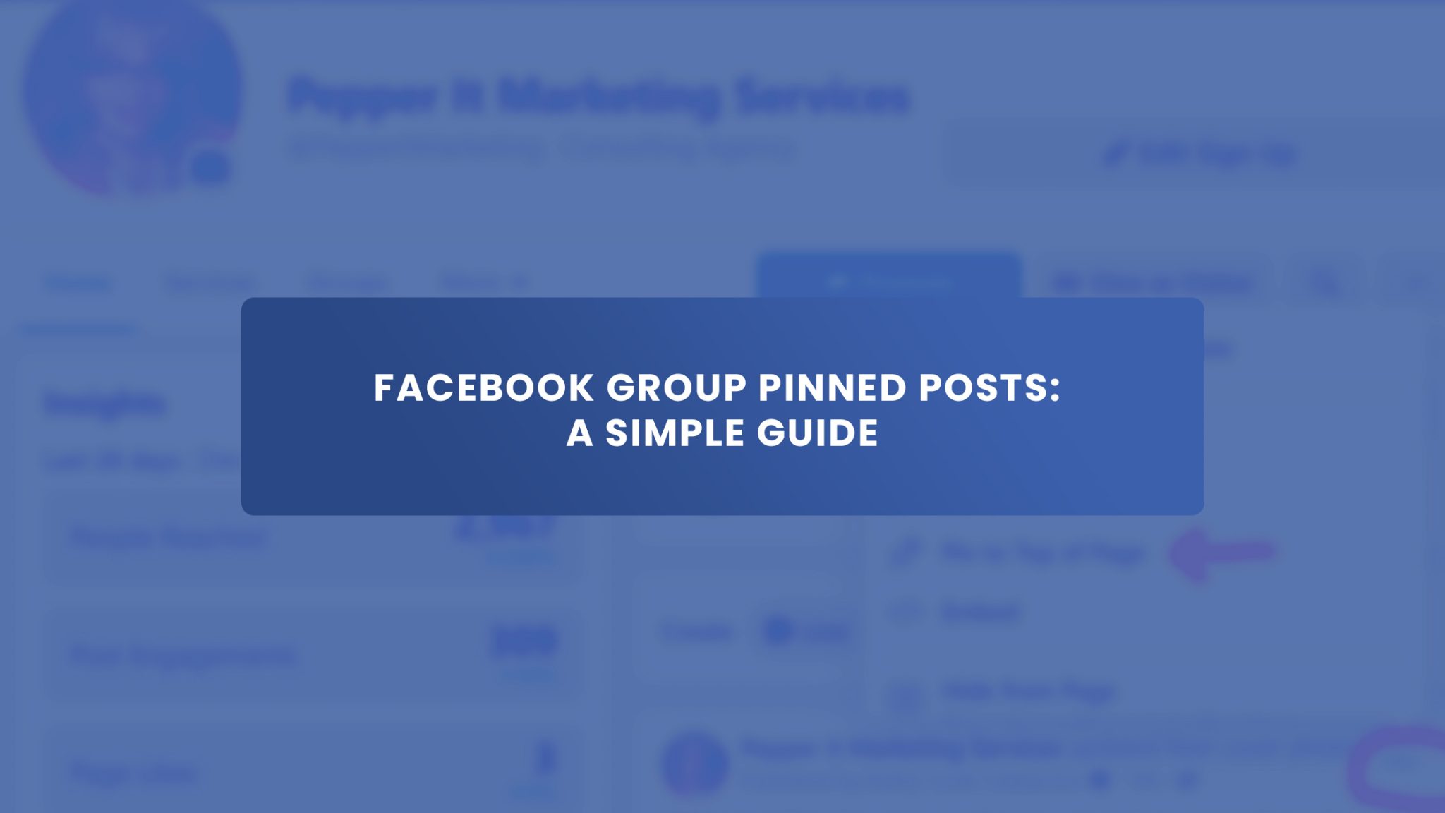 Facebook Group Pinned Posts 2023 A Simple Guide Group Leads Blog