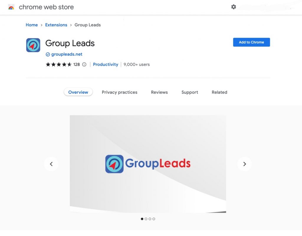 Facebook Group Events - Group Leads on Chrome Store
