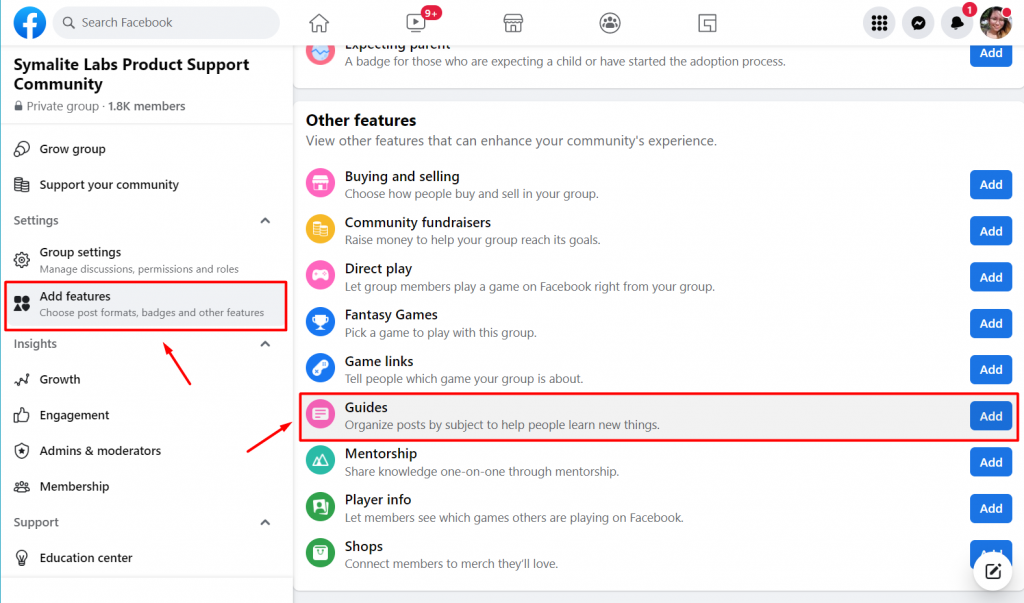 How To Create Units In a Facebook Group - Add special feature