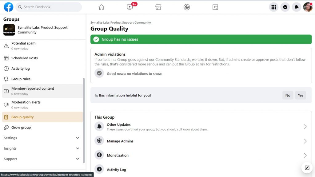 Facebook Group Quality - Facebook group admin tools