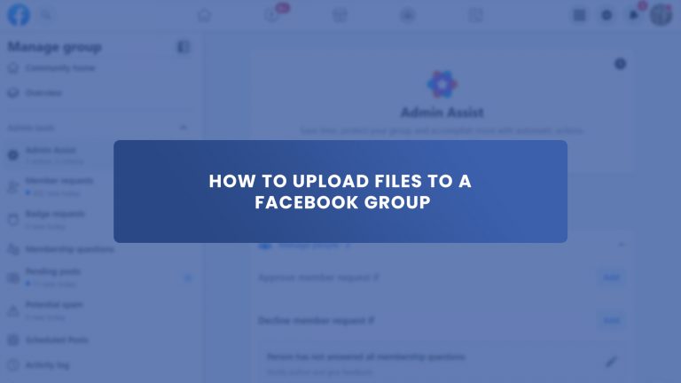 How To Add Files To A Facebook Group In 2023 Group Leads Blog How to add files to a facebook group in 2023 group leads blog