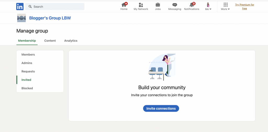 inviting linkedin connections - How to increase LinkedIn group members