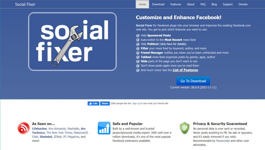 Social Fixer - facebook group monitoring tools