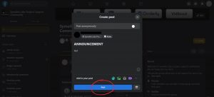 how can i find a post i made in a facebook group