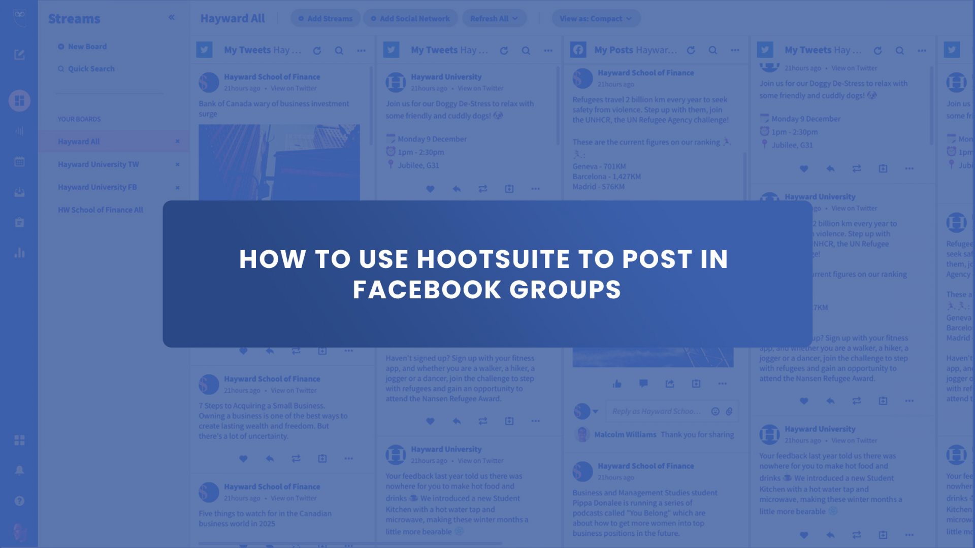 How to Use Hootsuite to Post in Facebook Groups