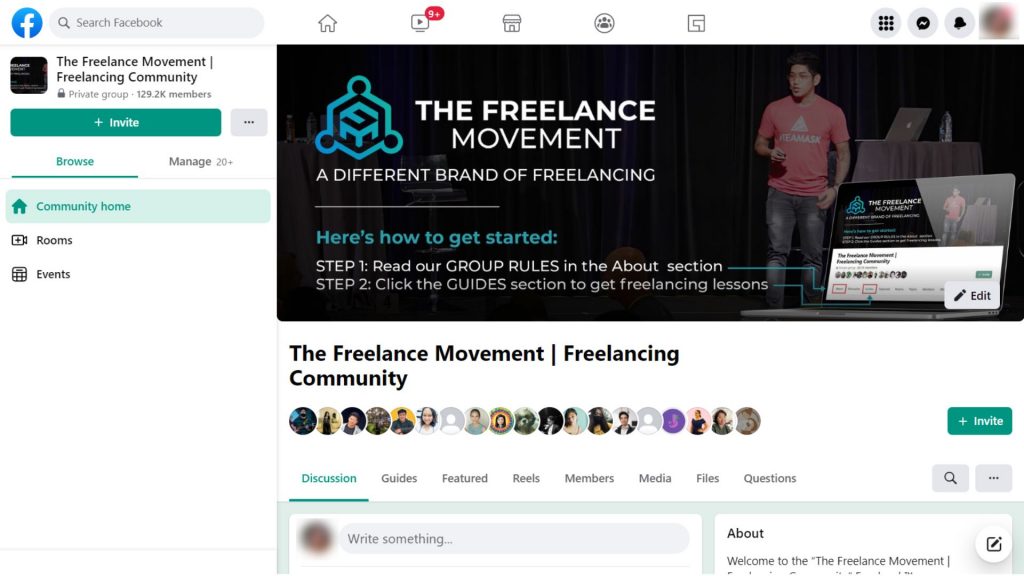 The Freelance Movement Freelancing Community - Best Facebook Groups for Entrepreneurs