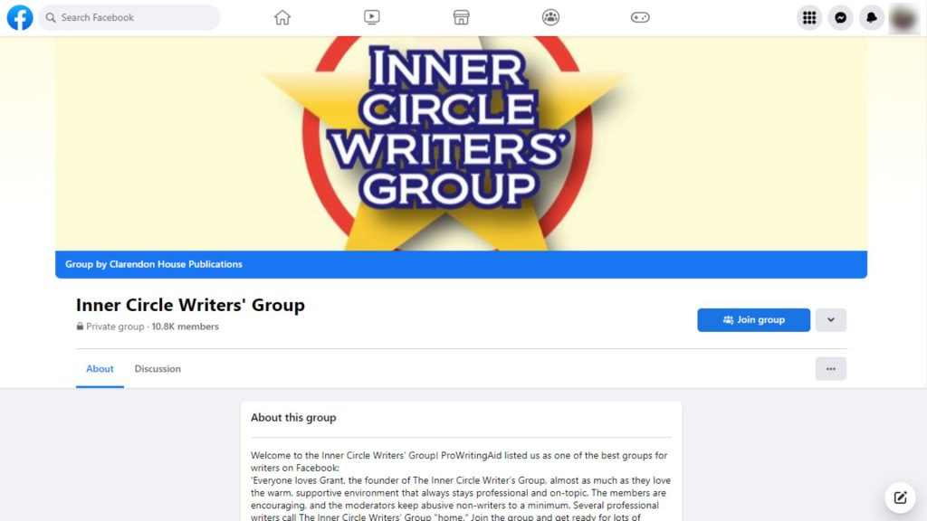 Inner Circle Writers' Group - Best Facebook Groups for Content Writers