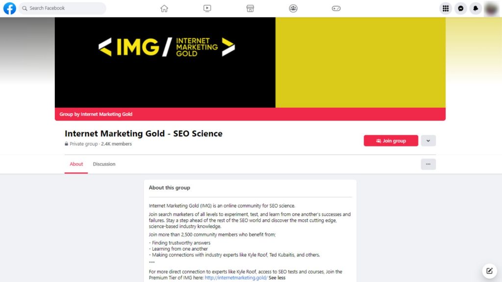 Internet Marketing Gold - SEO Science - Best Facebook Groups for SEO Writing