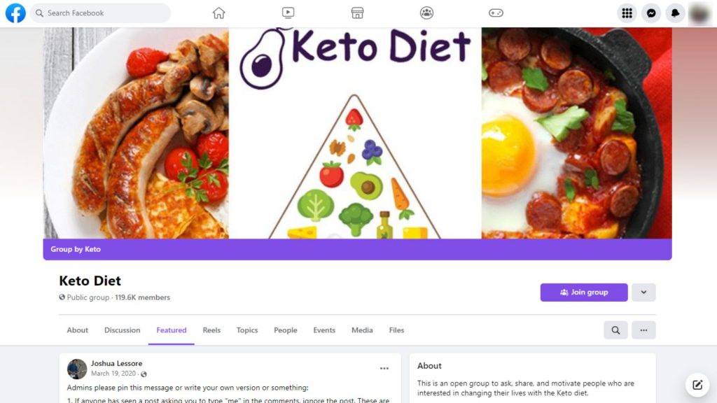 Keto Diet - Best Keto Facebook Groups
