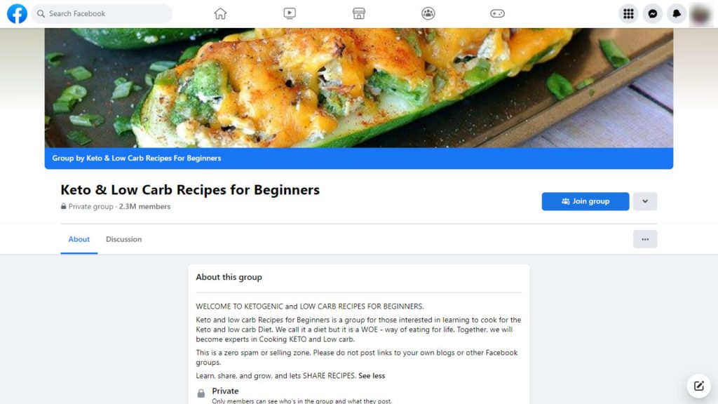 Keto & Low Carb Recipes for Beginners - Best Keto Facebook Groups