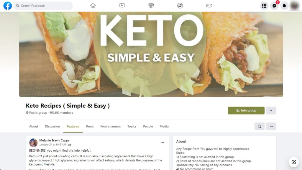 Keto Recipes (Simple & Easy) - Best Keto Facebook Groups