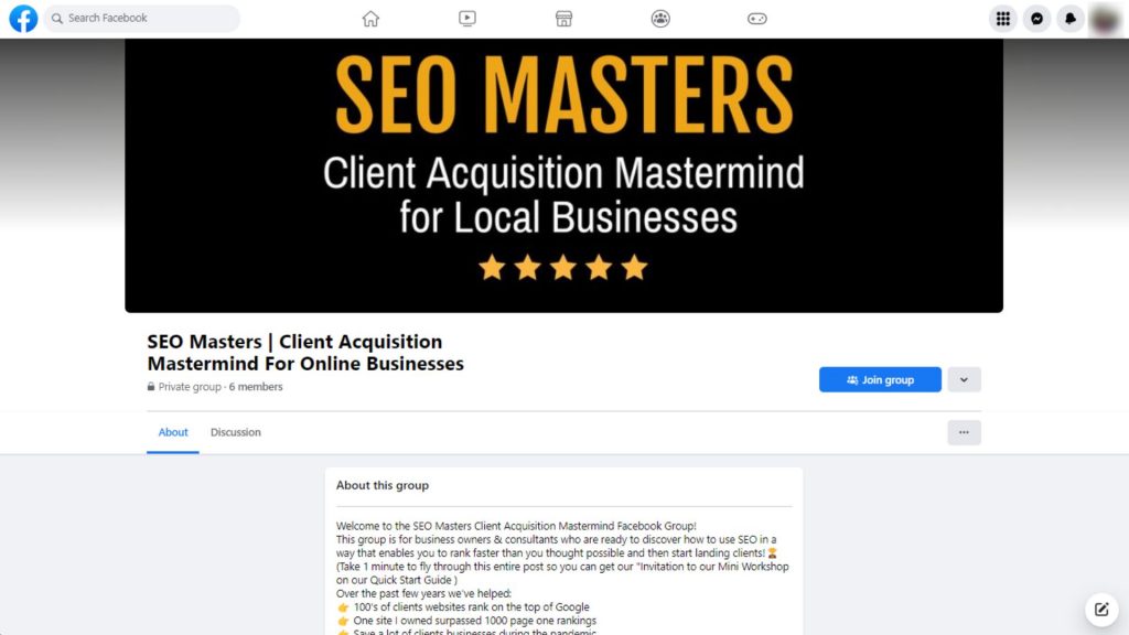 SEO Masters - Best Facebook Groups for SEO Writing