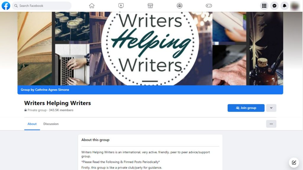 Writers Helping Writers - Best Facebook Groups for Content Writers